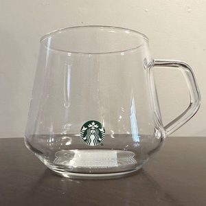 NEW Starbucks 2023 Winter Clear Glass Core Mug 16oz